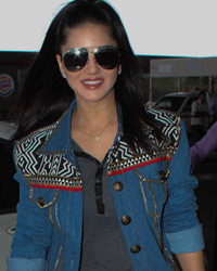 Sunny Leone snapped at airport