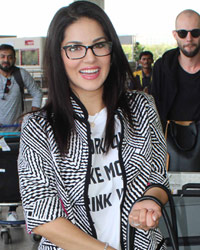 Sunny Leone snapped at airport