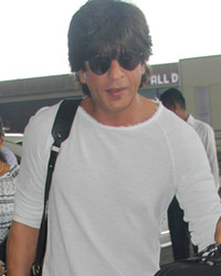 Abram and Shahruoh Khan snapped at airport