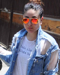 KAreena Kappr after her Yoga session at Khar