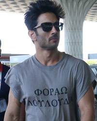 Sushant Singh Rajput snapped at airport