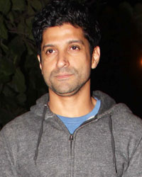 Farhan Akhtar snapped at Shabana Azmi's residence