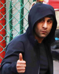 Ranbir Kapoor  snapped at Bandra