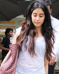 Jhanvi Kapoor snapped at Kitchen Garden, Bandra