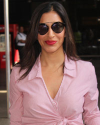 Sophie Choudry snapped at airport