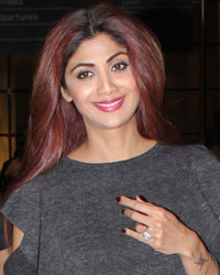 Shilpa Shetty snapped at airport