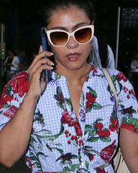 Kajol snapped at airport