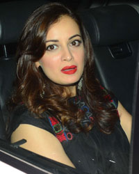 Dia Mirza snapped at Kareena Kapoor's house for new year party