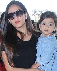 Mira Rajput with her daughter Misha