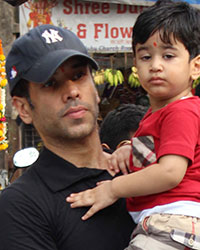 Tusshar Kapoor with his son Laksshya Kapoor