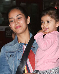 Mira Rajput and Misha snapped at Khar