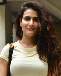 Fatima Sana Shaikh snapped outside her gym in Juhu