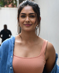 Mrunal Thaku at Tips Office, Bandra