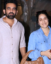 Zaheer Khan and Sagarika Ghatge snapped in Bandra