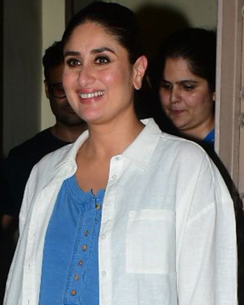 Kareena Kapoor Khan snapped outside a dubbing studio in Bandra