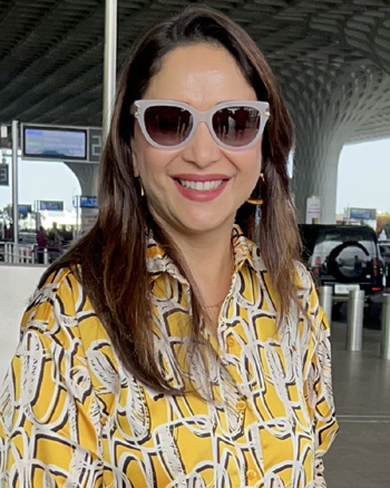 Madhuri Dixit snapped at airport