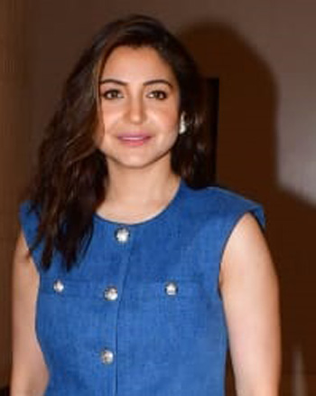 Anushka Sharma snapped at an event in Juhu