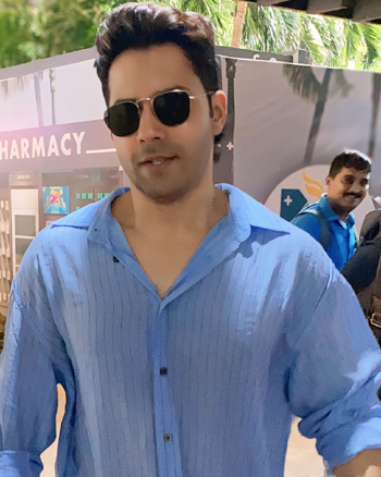 Varun Dhawan snapped at the airport