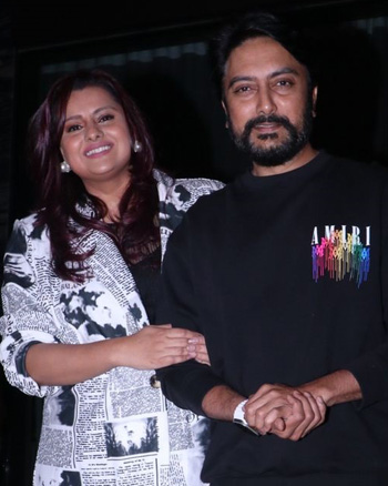 Deepshikha Deshmukh and Dhiraj Deshmukh snapped in Bandra