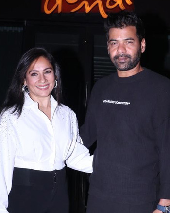 Kanchi Kaul and Shabir Ahluwalia snapped in Bandra