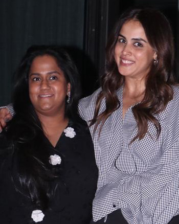 Arpita Khan and Genelia D'eshmukh snapped in Bandra