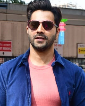 Varun Dhawan snapped at a school event