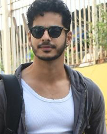 Ishaan Khatter spotted outside a gym