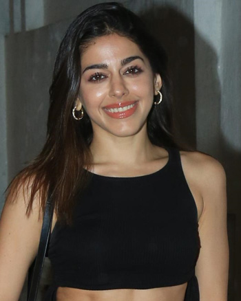 Alaya F snapped in Bandra