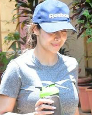 Malaika Arora spotted at diva yoga in Bandra