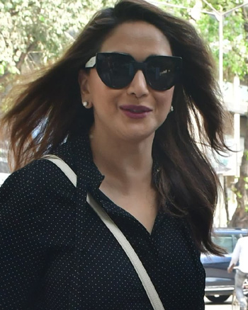 Madhuri Dixit snapped in Juhu