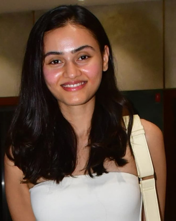 Janki Bodiwala snapped at T-series office in Andheri