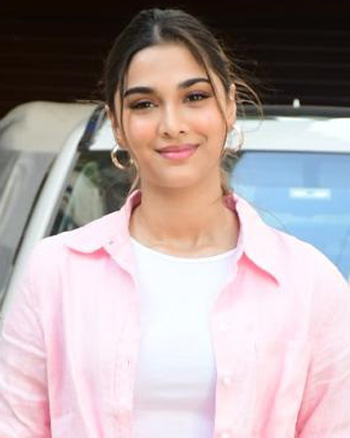 Saiee Manjrekar snapped at Whoppl Studios