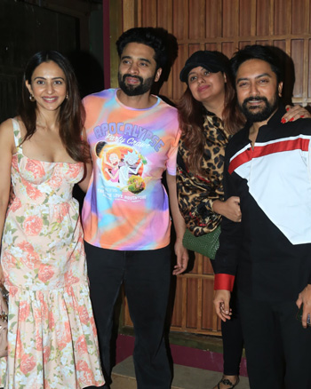 Rakulpreet Singh, Jacky Baghnani, Deepkshika Deshmukh and Dhiraj Deshmukh snapped In Bandra