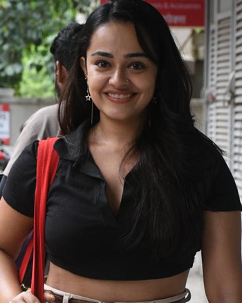 Apoorva Arora snapped at Exceed Entertainment office in Bandra