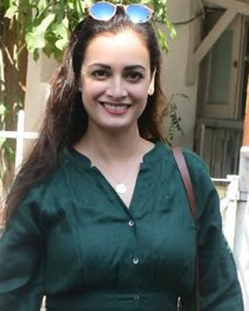 Dia Mirza snapped in Bandra