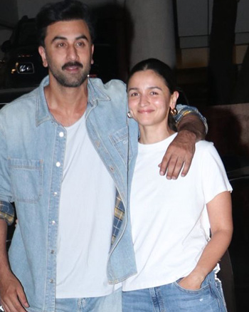 Ranbir Kapoor and Alia Bhatt snapped at Sanjay Leela Bhansali’s office in Juhu