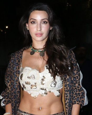 Nora Fatehi snapped at The Kings Dance Studio in Andheri