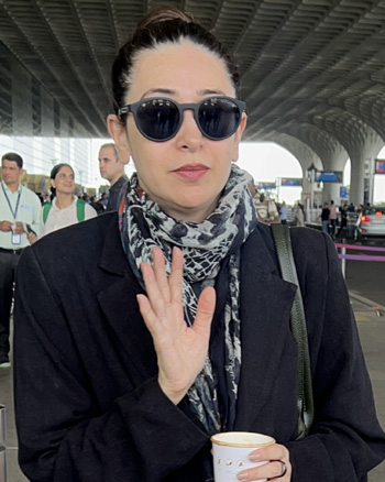 Karisma Kapoor snapped at the airport