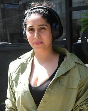 Neha Bhasin snapped outside a cafe in Bandra