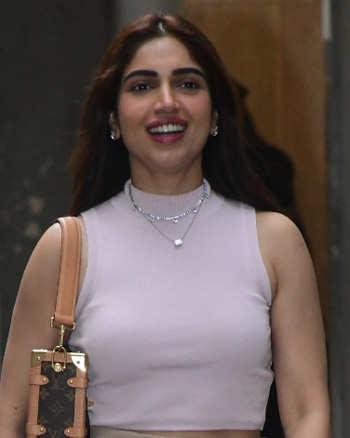 Bhumi Pednekar snapped at Tips office in Khar