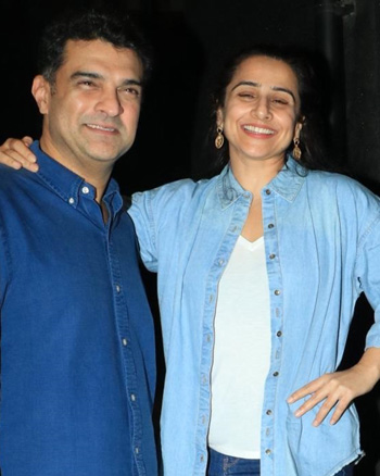 Siddharth Roy Kapur and Vidya Balan