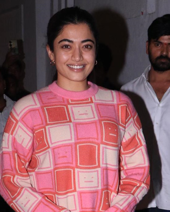 Rashmika Mandanna snapped in Bandra