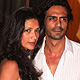 Mehr Jessia and Arjun Rampal at Sanjay Dutt's dinner party