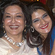 Moushumi Chatterjee with her daughter Megna at Bappi Lahiri's birthday party