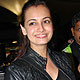 Dia Mirza spotted at International airport in Mumbai.