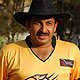 Manoj Tiwari during a Cricket match between Bhojpuri Jawan and Bhojpuri Tigers