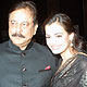 Subrata Roy and Dia Mirza at Sahara Turner Construction Ltd party