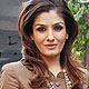 Raveena at the grand finale of youth election campaign at Rizvi College