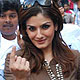 Raveena at the grand finale of youth election campaign at Rizvi College