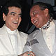 Jeetendra and Mithun Chakraborty on the sets of Dance India Dance